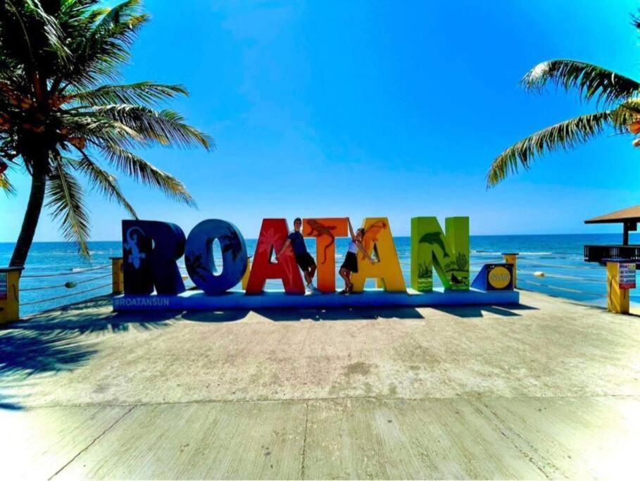 Destinations Roatan With Private Pool Apartment Palmetto Bay ภายนอก รูปภาพ